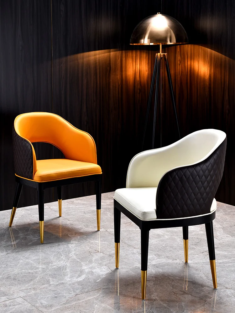 Light luxury dining chair modern wanghong high-end restaurant leisure back orange home model room negotiation mahjong chair
Light luxury dining chair modern wanghong high-end restaurant leisure back orange home model room negotiation mahjong chair