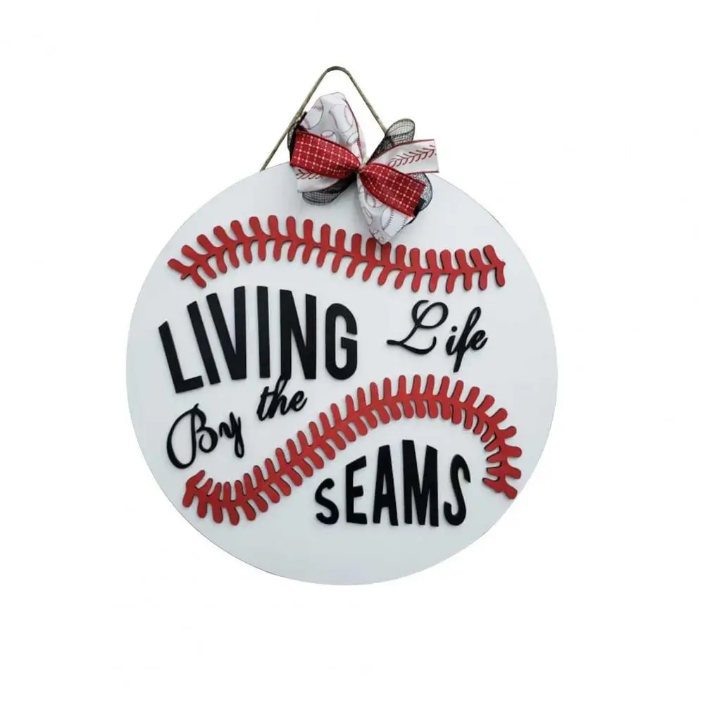 Welcome Sign Utility Wear Resistant Round Baseball Pattern Wooden Door Hanger Sign Decoration Home Decor
Welcome Sign Utility Wear Resistant Round Baseball Pattern Wooden Door Hanger Sign Decoration Home Decor