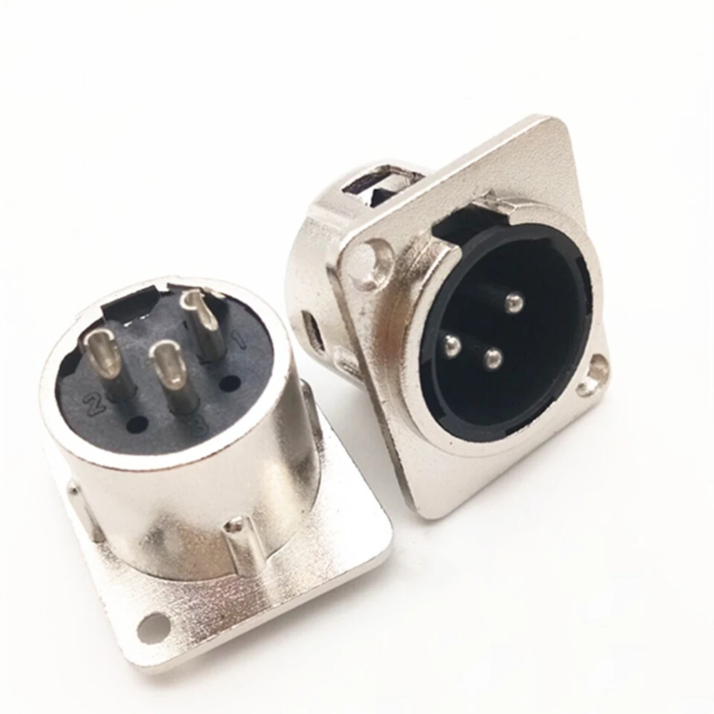 XLR Plug XLR Socket 3 Pin XLR Chassis Socket Zinc Alloy Snake Cable Applications Solder Terminals 3 Pin Metal Bodied Panel Mount
XLR Plug XLR Socket 3 Pin XLR Chassis Socket Zinc Alloy Snake Cable Applications Solder Terminals 3 Pin Metal Bodied Panel Mount