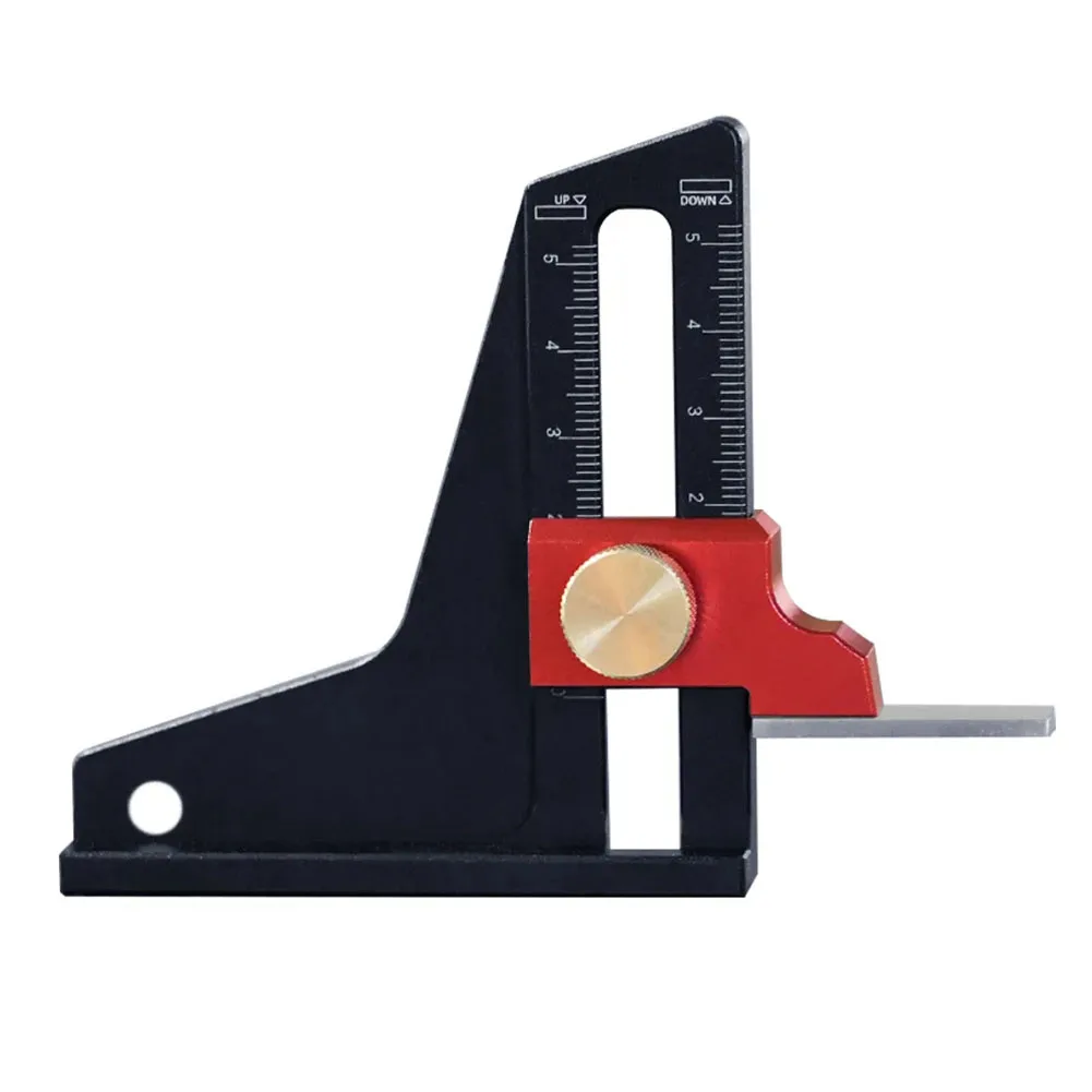 Depth Measuring Height Gauge Adjustment Aluminum Alloy For Saw Table For Woodworking Tool Ruler Trimming Machine
Depth Measuring Height Gauge Adjustment Aluminum Alloy For Saw Table For Woodworking Tool Ruler Trimming Machine