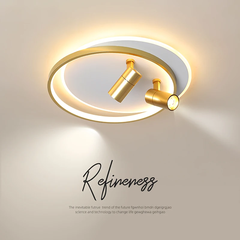 Nordic LED Ceiling Lights with Spot Light for Bedroom Living/Study Room 110V 220V Gold Black Nordic LED Ceiling Lamp RC Dimming
Nordic LED Ceiling Lights with Spot Light for Bedroom Living/Study Room 110V 220V Gold Black Nordic LED Ceiling Lamp RC Dimming