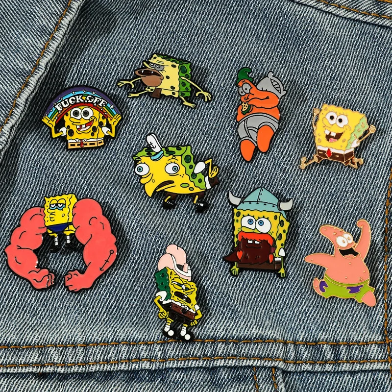 Best Selling SpongeBob SquarePants Patrick Star Brooch Cute Cartoon Fashion Jewelry Funny Happy Pin Bag Clothes Accessories
Best Selling SpongeBob SquarePants Patrick Star Brooch Cute Cartoon Fashion Jewelry Funny Happy Pin Bag Clothes Accessories