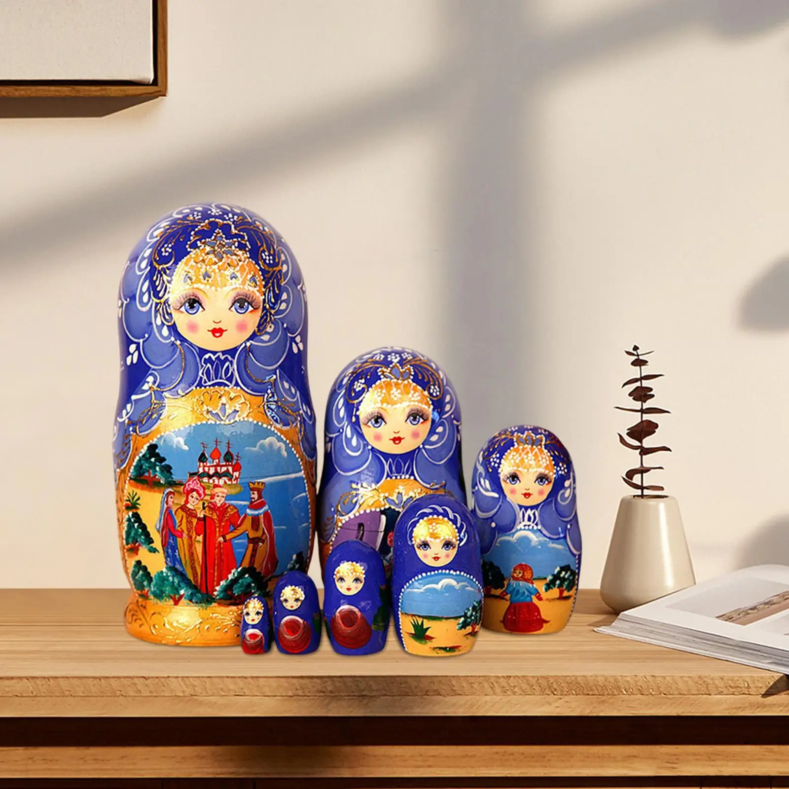 7 Pieces Cartoon Russian Nesting Doll Matryoshka Figures Crafts Ornament
7 Pieces Cartoon Russian Nesting Doll Matryoshka Figures Crafts Ornament