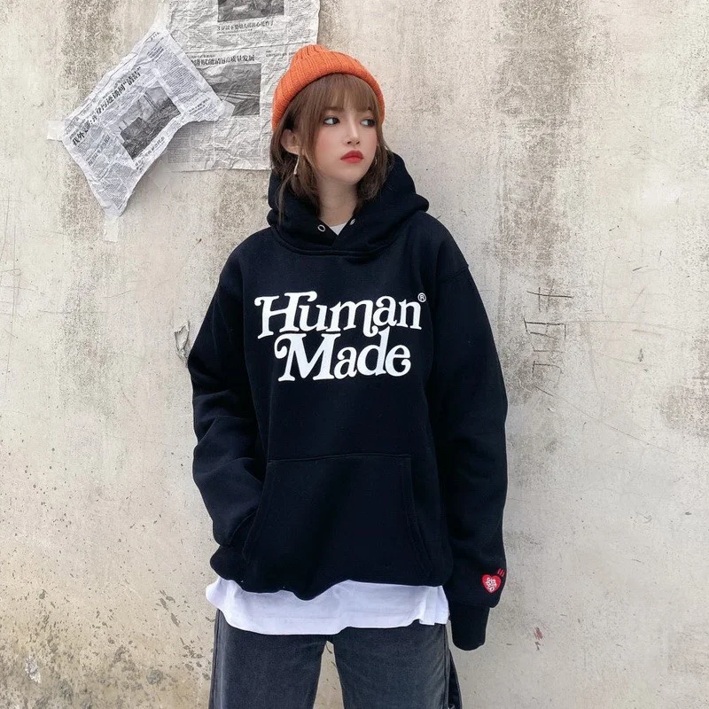 Human Made Men's Hoodies 2023 Autumn/Winter New Scrawl Letter Logo Printed Velvet Women's Casual Cotton Pullover Sweatshirt Coat
Human Made Men's Hoodies 2023 Autumn/Winter New Scrawl Letter Logo Printed Velvet Women's Casual Cotton Pullover Sweatshirt Coat