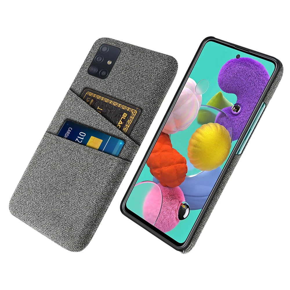 A51 For Samsung Galaxy A51 4G Case Dual Card Fabric Cloth Luxury Cover For Samsung A51 A 51 4G SM-A515F/DSN SM-A515U Coque Funda
A51 For Samsung Galaxy A51 4G Case Dual Card Fabric Cloth Luxury Cover For Samsung A51 A 51 4G SM-A515F/DSN SM-A515U Coque Funda