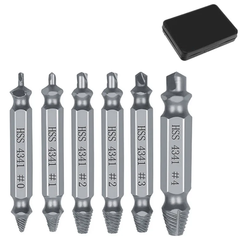 HSS Double Ended Screw Extractor Damaged Screw Extractor Drill Bit Extractor Drill Set Broken Speed Out Bolt Extractor Bolt Stud
HSS Double Ended Screw Extractor Damaged Screw Extractor Drill Bit Extractor Drill Set Broken Speed Out Bolt Extractor Bolt Stud