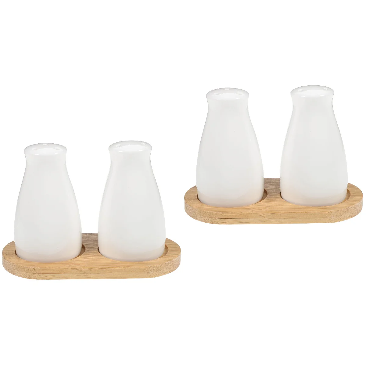 2 Sets of Ceramic Salt Bottle Household Seasoning Holder Kitchen Salt Containers with Pad
2 Sets of Ceramic Salt Bottle Household Seasoning Holder Kitchen Salt Containers with Pad