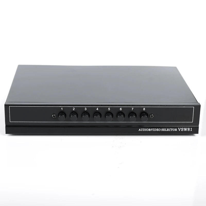 AV Switch Box 8 In 1 Out AV Audio Video Signal Composite RCA Switcher 8 To 1 Audio And Video Switcher
AV Switch Box 8 In 1 Out AV Audio Video Signal Composite RCA Switcher 8 To 1 Audio And Video Switcher