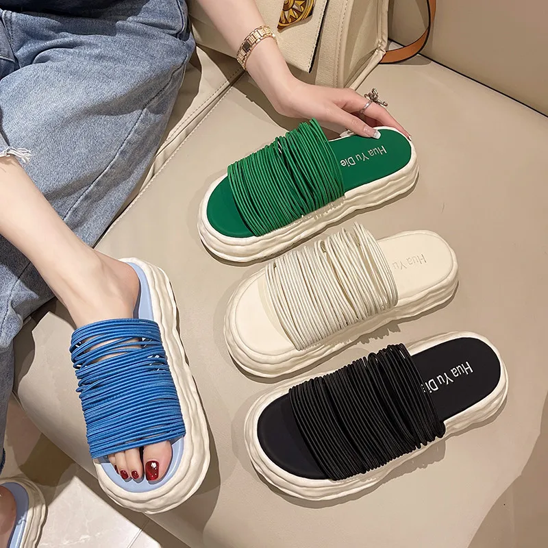 Shoes Ladies' Slippers Summer Clogs Woman Pantofle Med Platform Beach 2022 Flat Slides PU Med Slippers Women Summer Shoes Shale
Shoes Ladies' Slippers Summer Clogs Woman Pantofle Med Platform Beach 2022 Flat Slides PU Med Slippers Women Summer Shoes Shale
