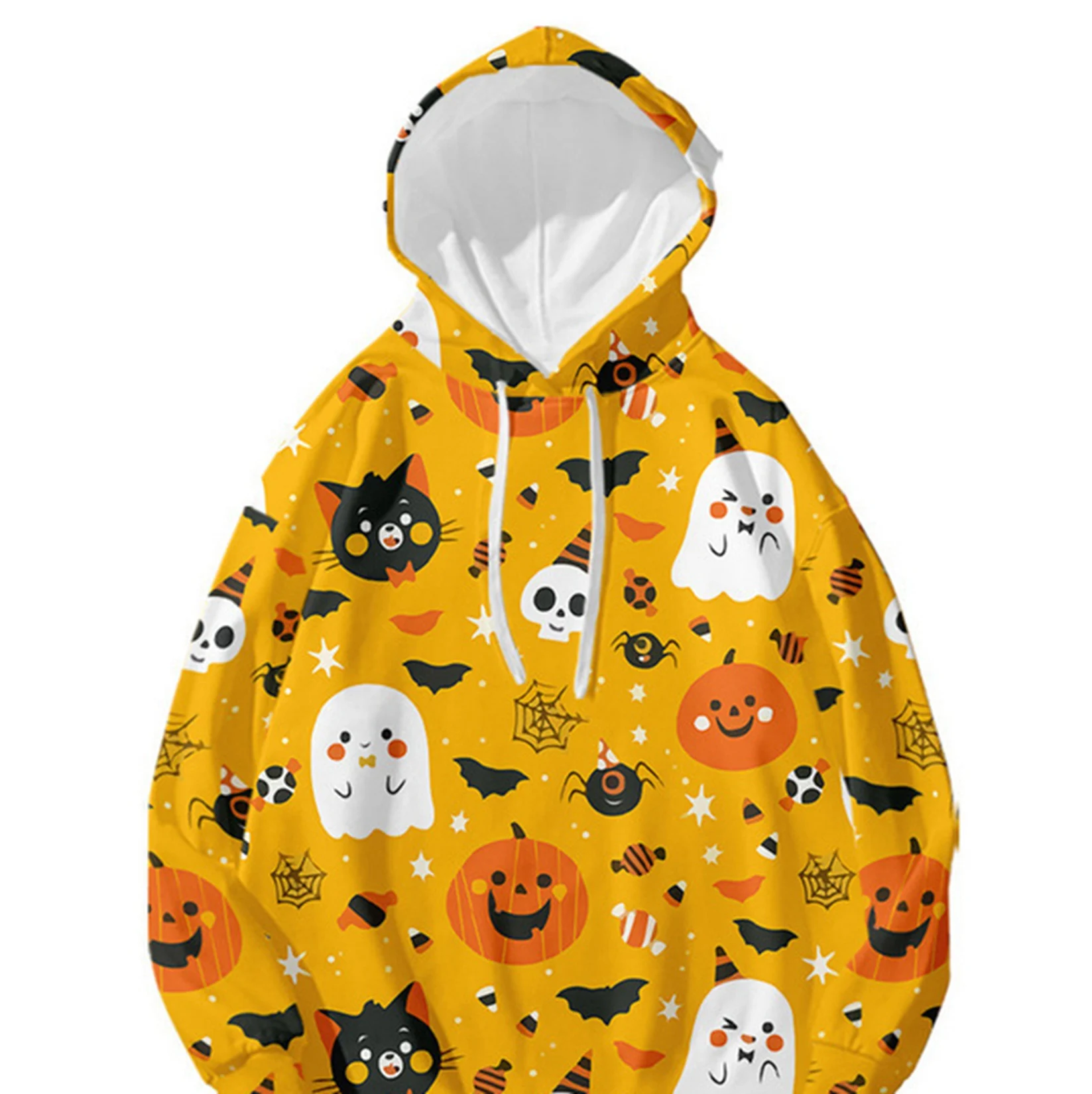 Women's Halloween Sweatshirts Long Sleeve Hoodie Top Loose Fit Couple Match Blouse, Skull Print
Women's Halloween Sweatshirts Long Sleeve Hoodie Top Loose Fit Couple Match Blouse, Skull Print