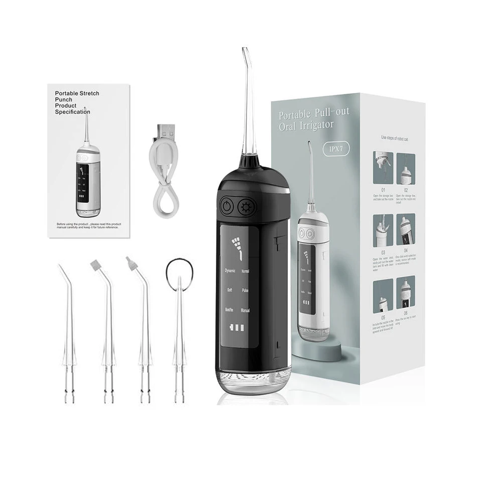 Home Appliance Dental Irrigator 6 Modes Portable Water Flosser USB Rechargeable IPX7 180ML Water for teeth whitening
Home Appliance Dental Irrigator 6 Modes Portable Water Flosser USB Rechargeable IPX7 180ML Water for teeth whitening