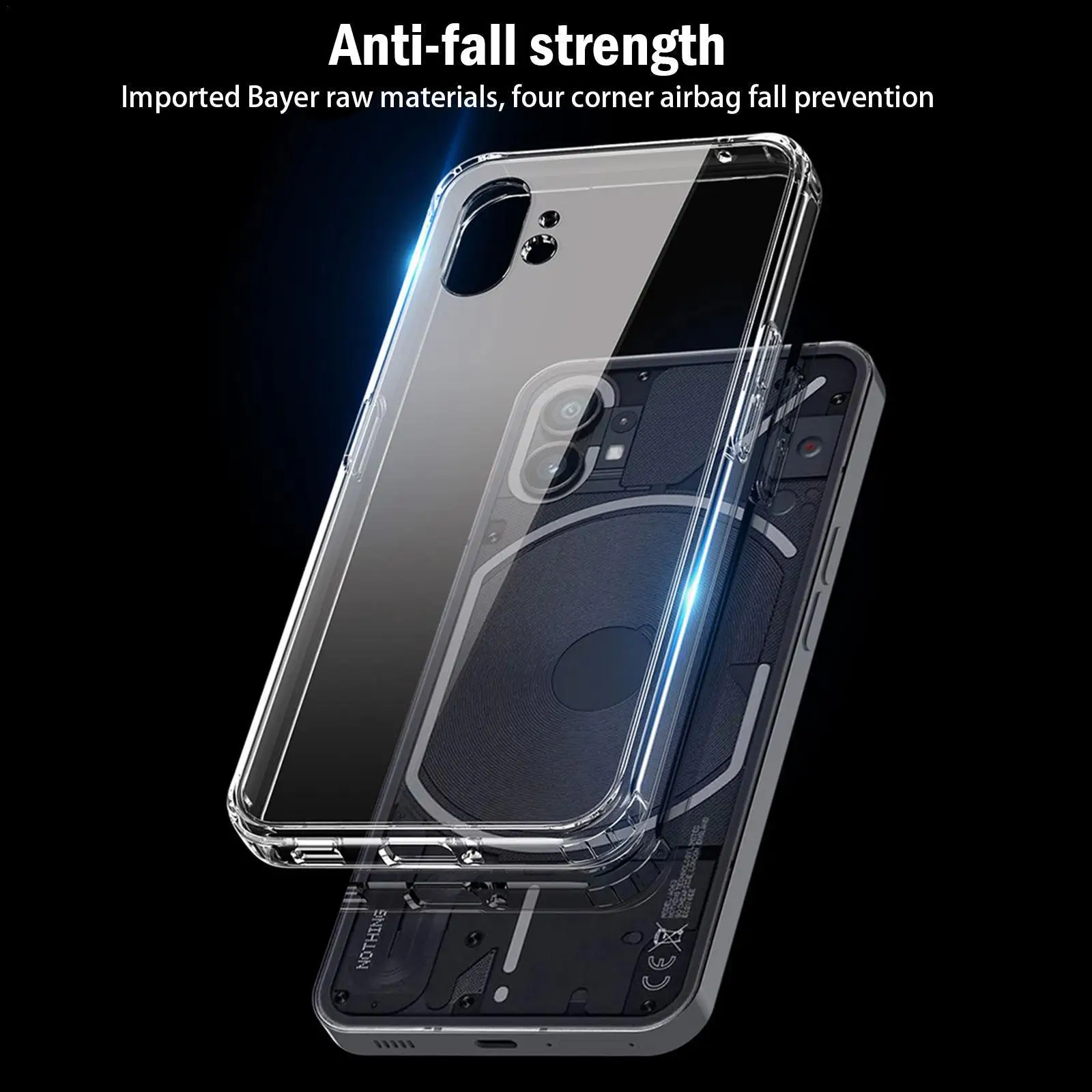 Case for Nothing Phone 1 Phone1 6.55 Protective Cover Transparent Soft Antiknock Crystal TPU Back Shell Fundas Bumper
Case for Nothing Phone 1 Phone1 6.55 Protective Cover Transparent Soft Antiknock Crystal TPU Back Shell Fundas Bumper