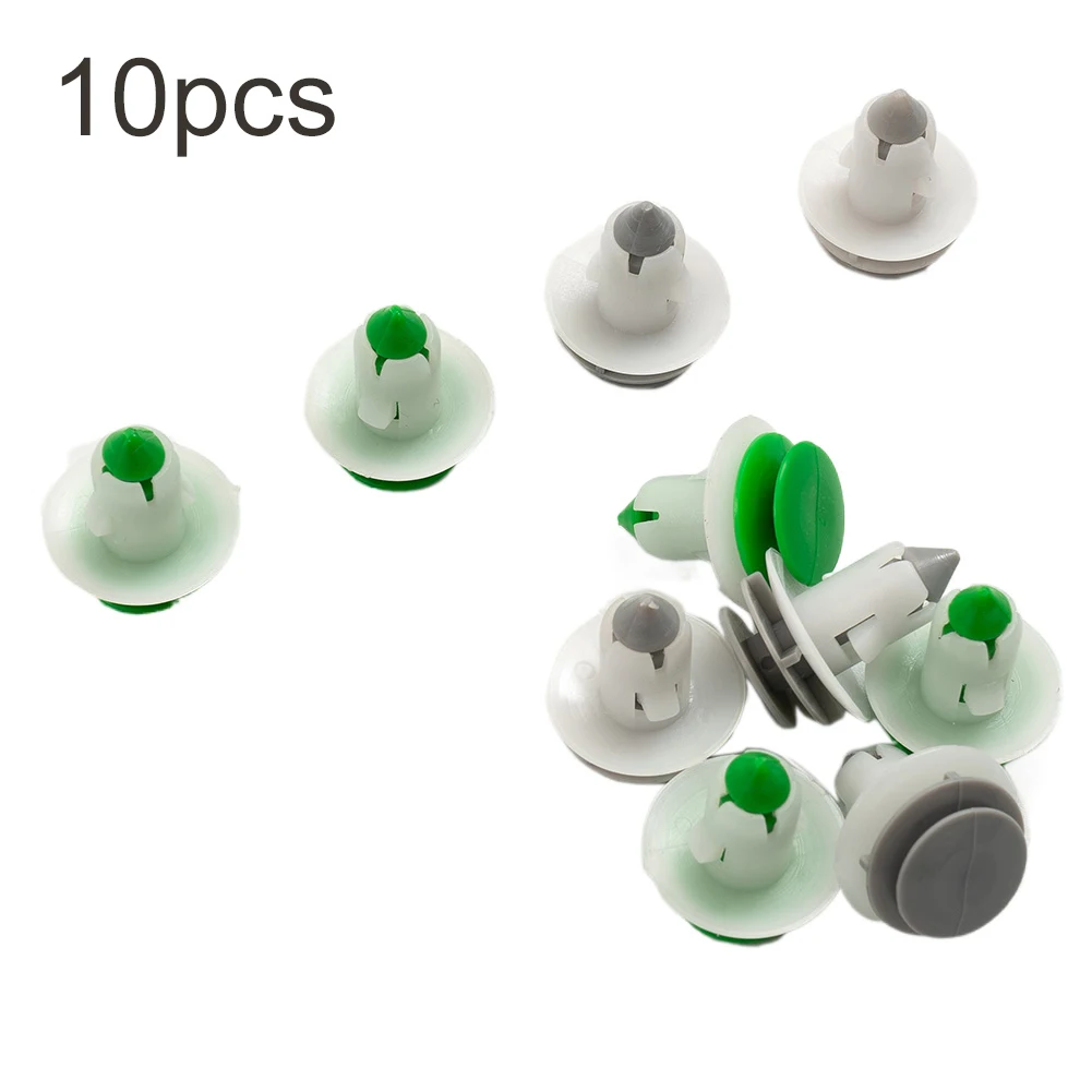 

10 Pcs Car Interior Door Panel Trim Retainer Clips For Chrysler For Dodge Green Gray Door Panel Clips