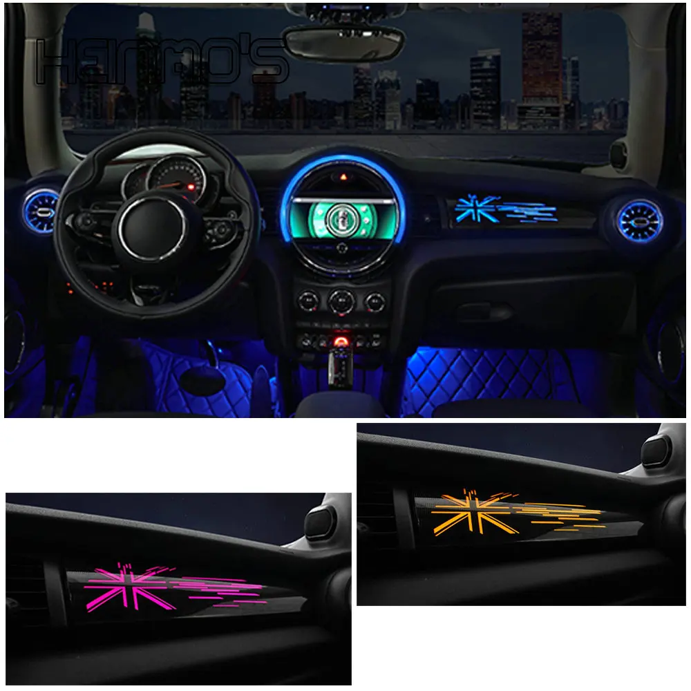 For MINI COOPER F55 F56 F57 2015-2020 2021 2022 Car Dashboard Decoration Light LED Atmosphere Lamp Air Outlet Atmosphere Light
For MINI COOPER F55 F56 F57 2015-2020 2021 2022 Car Dashboard Decoration Light LED Atmosphere Lamp Air Outlet Atmosphere Light