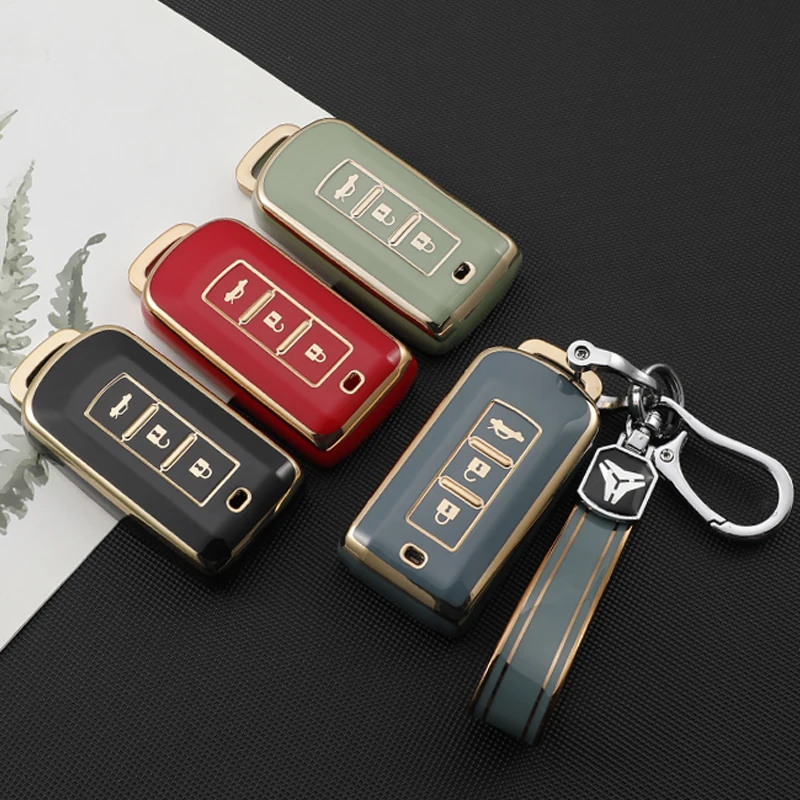 New Soft TPU Car Key Case Cover for Mitsubishi Outlander ASX LANCER Pajero Sport Eclipse Cross Key Cover Shell Fob
New Soft TPU Car Key Case Cover for Mitsubishi Outlander ASX LANCER Pajero Sport Eclipse Cross Key Cover Shell Fob