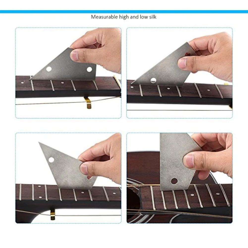 Newest Reliable Guitar Luthiers Repair Tool Silver Stainless Steel Tool 7.8 * 2.2 / 1.3 * 0.1cm Crowning File Fret
Newest Reliable Guitar Luthiers Repair Tool Silver Stainless Steel Tool 7.8 * 2.2 / 1.3 * 0.1cm Crowning File Fret