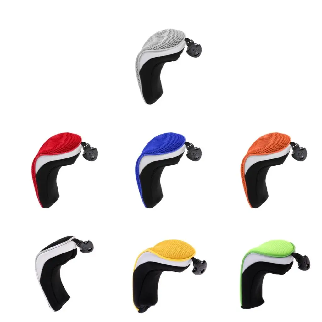 

7 Pieces Golf Hybrid UT Club Head Cover Headcover with Adjustable Number Tag Set - Durable & Portable