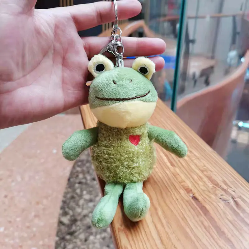Cartoon Frog Doll Key Chain Pendant Cute Doll Schoolbag Pendant Grab Doll Small Gift Plush Toy Plush Plush Toy
Cartoon Frog Doll Key Chain Pendant Cute Doll Schoolbag Pendant Grab Doll Small Gift Plush Toy Plush Plush Toy