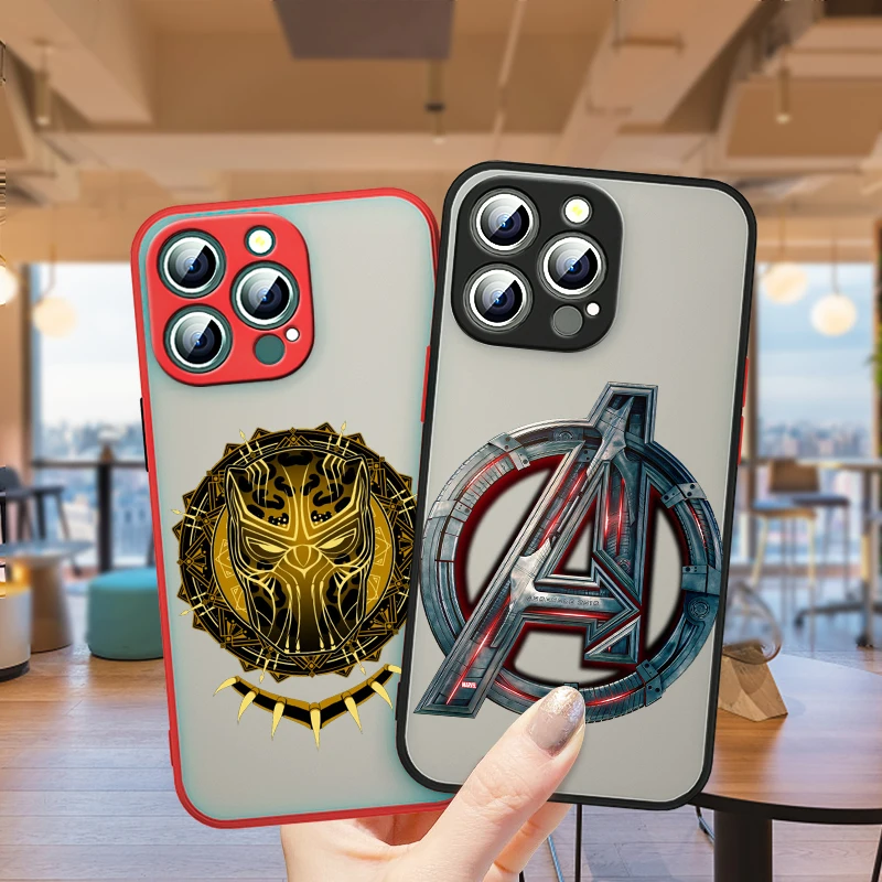Marvel Avengers logo For Apple iPhone 13 12 11 Pro Max Mini XS Max X XR 6 7 8 Plus SE Frosted Translucent Phone Case
Marvel Avengers logo For Apple iPhone 13 12 11 Pro Max Mini XS Max X XR 6 7 8 Plus SE Frosted Translucent Phone Case