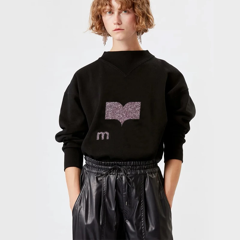 Fashionable Autumn and Winter Fleece WomenClothes Half Turtleneck Luxury Sweatshirt 100%Cotton Pullover Hoodies
Fashionable Autumn and Winter Fleece WomenClothes Half Turtleneck Luxury Sweatshirt 100%Cotton Pullover Hoodies