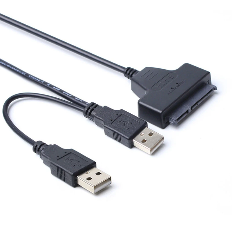 Computer Hard Driver Connection Cables 2.5" 22P 2.0 USB to SATA Cable Serial ATA Adapter For HDD/SSD Laptop Hard Drive
Computer Hard Driver Connection Cables 2.5" 22P 2.0 USB to SATA Cable Serial ATA Adapter For HDD/SSD Laptop Hard Drive