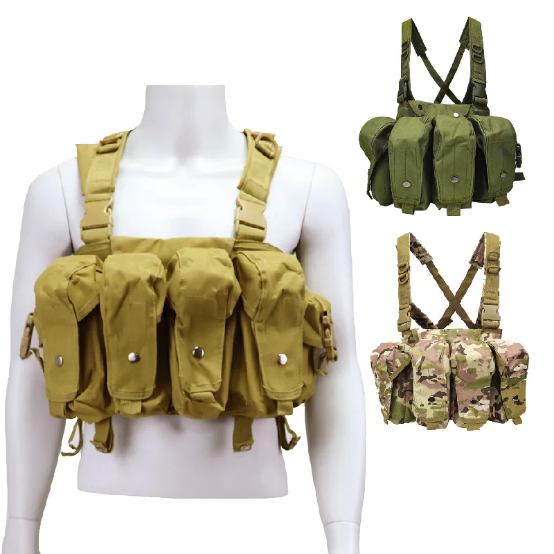 Military Tactical Tank Top Magazine Bag Outdoor Chest Equipment Hunting Soft Bag Simple Tank Top Outdoor CS Carrying Tank Top
Military Tactical Tank Top Magazine Bag Outdoor Chest Equipment Hunting Soft Bag Simple Tank Top Outdoor CS Carrying Tank Top