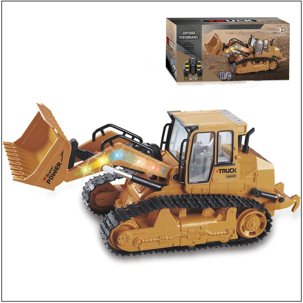 2.4G Remote Control Bulldozer Excavator Electric Engineering Vehicle Children's Toy Car for Boys Hobby Gifts RC Truck Model
2.4G Remote Control Bulldozer Excavator Electric Engineering Vehicle Children's Toy Car for Boys Hobby Gifts RC Truck Model