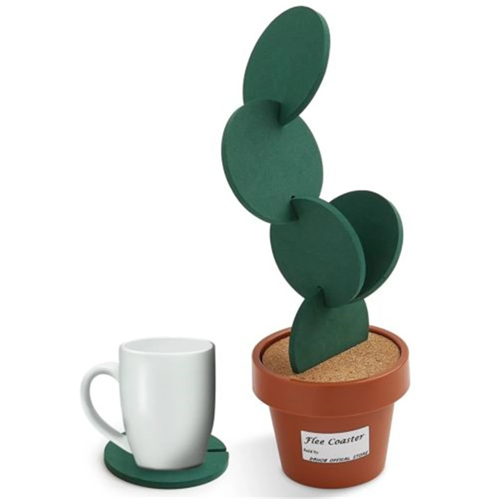 Creative Coaster Mat Cute Cactus Potted Plants Shape Cup Mat Heat Insulation Pad Table Decoration Kitchen Accessories
Creative Coaster Mat Cute Cactus Potted Plants Shape Cup Mat Heat Insulation Pad Table Decoration Kitchen Accessories