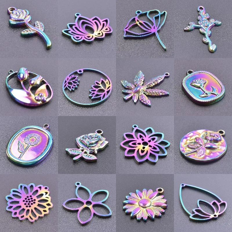 6Pcs/Lot Stainless Steel Yoga Om Lotus Flower Chakra Charms Plant Daisy Rose Flower Leaves Pendant For Jewelry Making Necklaces
6Pcs/Lot Stainless Steel Yoga Om Lotus Flower Chakra Charms Plant Daisy Rose Flower Leaves Pendant For Jewelry Making Necklaces