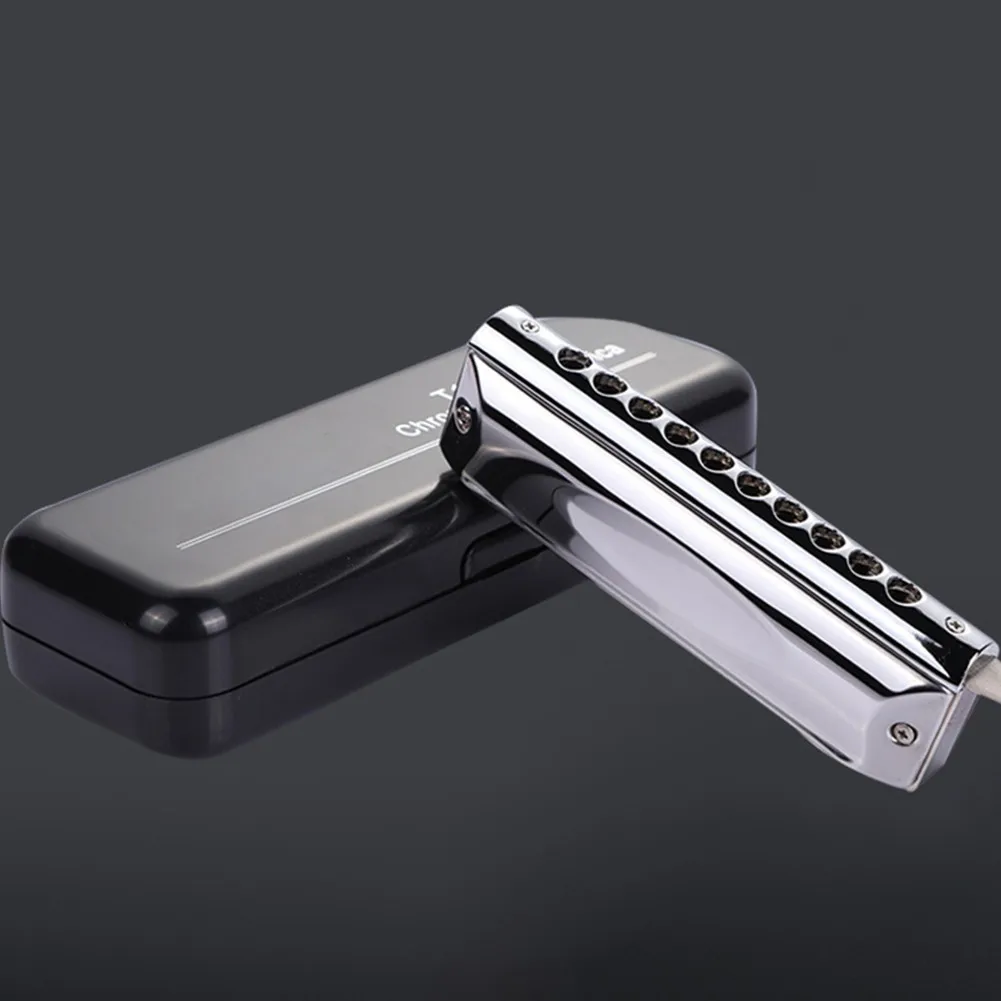 Chromatic Harmonica Harmonica 10 Holes 40 Tones Gift Key Of C Metal Mouth Musical Instruments With Cleaning Cloth
Chromatic Harmonica Harmonica 10 Holes 40 Tones Gift Key Of C Metal Mouth Musical Instruments With Cleaning Cloth