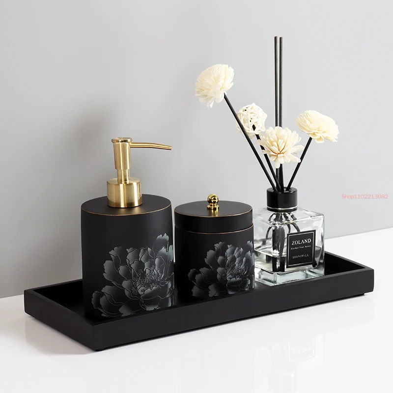 Modern Resin Bathroom Toiletry Set Portable Hotel Liquid Soap Dispenser Toothbrush Holder Cotton Swab Box Tray Accessories
Modern Resin Bathroom Toiletry Set Portable Hotel Liquid Soap Dispenser Toothbrush Holder Cotton Swab Box Tray Accessories