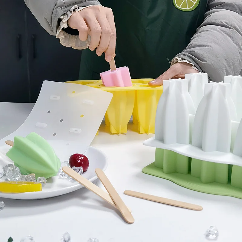 Food Grade Ice Cream Mold Silicone Popsicle Molds DIY Homemade Dessert Freezer Fruit Juice Ice Pop Forms Sumer Favourites
Food Grade Ice Cream Mold Silicone Popsicle Molds DIY Homemade Dessert Freezer Fruit Juice Ice Pop Forms Sumer Favourites