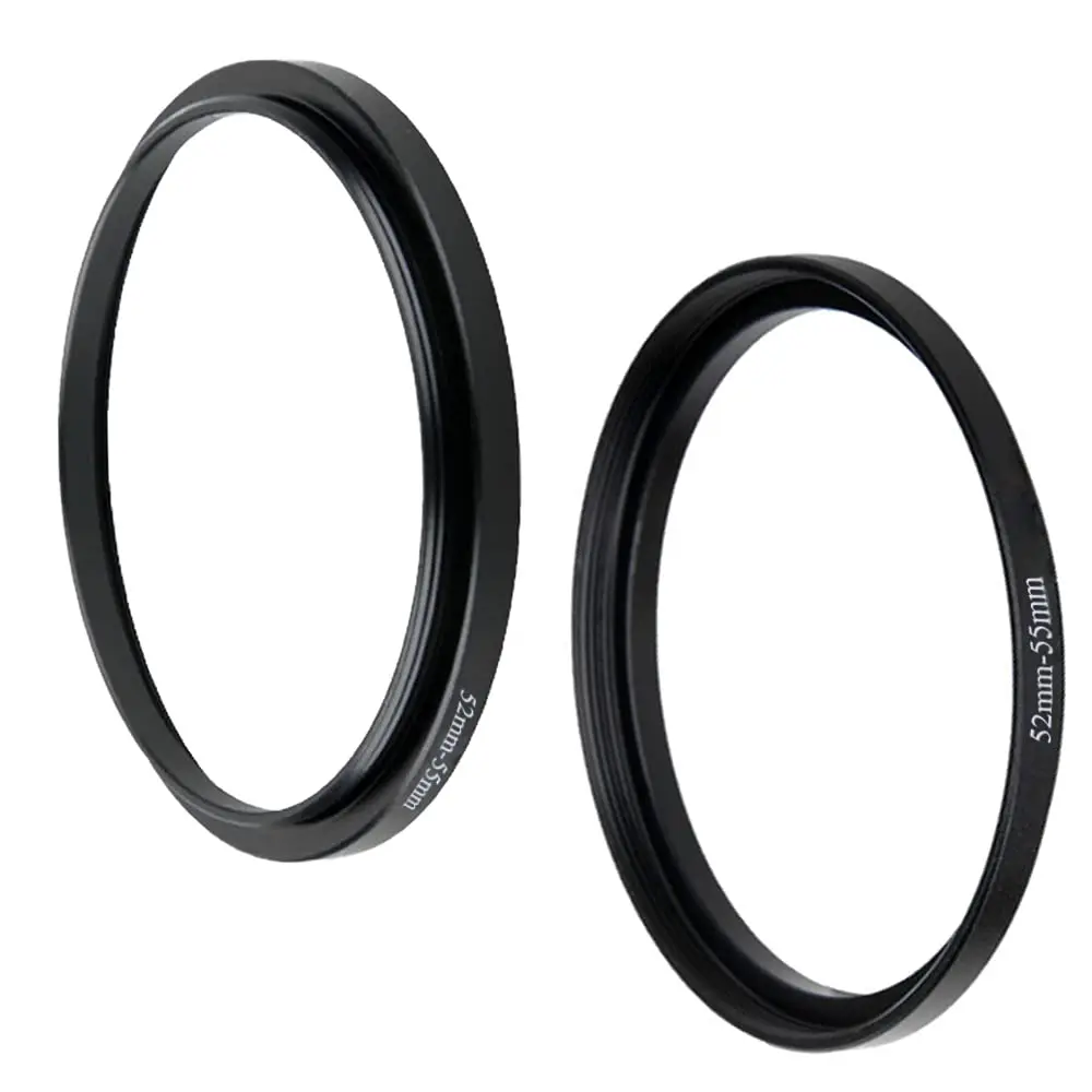 

52 мм-55 мм повышающее кольцо для фильтра объектива переходное кольцо от 52 до 55 52-55 мм шаговый адаптер кольцо адаптера для камеры