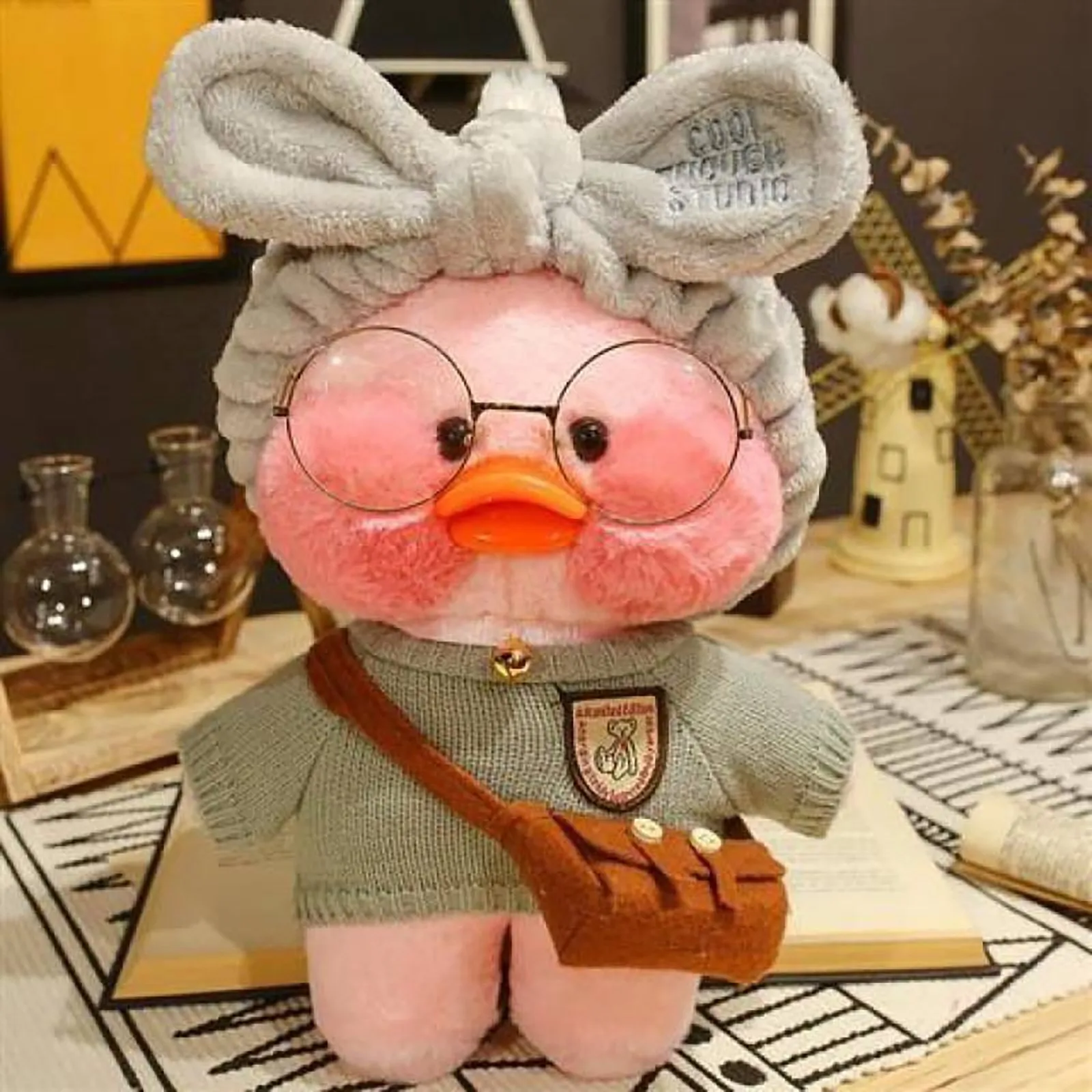 30CM Little Yellow Plush Toy Children's Gift Cute Doll Cafe Duck Wearing Glasses Stuffed Doll Cartoon Toy GiftFor Children Doll
30CM Little Yellow Plush Toy Children's Gift Cute Doll Cafe Duck Wearing Glasses Stuffed Doll Cartoon Toy GiftFor Children Doll