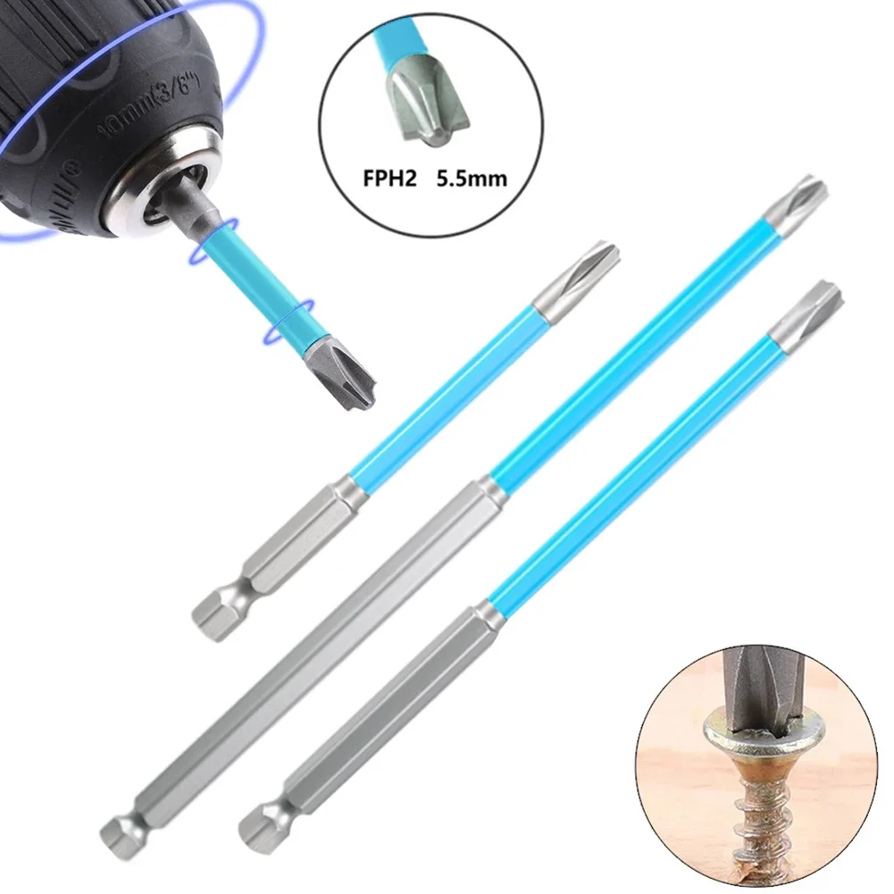 3Pcs FPH2 Magnetic Screwdriver Bit 65/110/150mm Slotted Cross Head For Electrician Special Repairing Electric Driver Power Tools
3Pcs FPH2 Magnetic Screwdriver Bit 65/110/150mm Slotted Cross Head For Electrician Special Repairing Electric Driver Power Tools