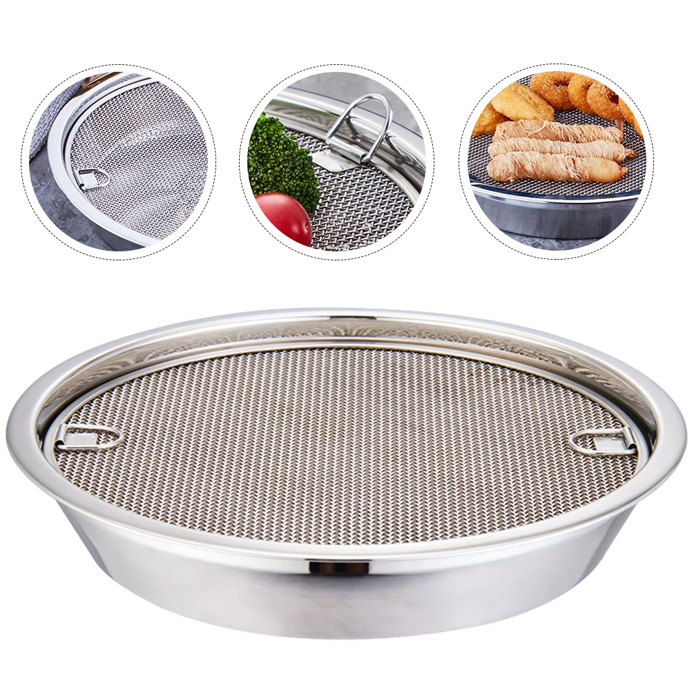 Stainless Steel Kitchen Drain Tool Grease Container Supply Plate Metal Mesh Screen Net Vegetable Strainer Basket Cooling
Stainless Steel Kitchen Drain Tool Grease Container Supply Plate Metal Mesh Screen Net Vegetable Strainer Basket Cooling