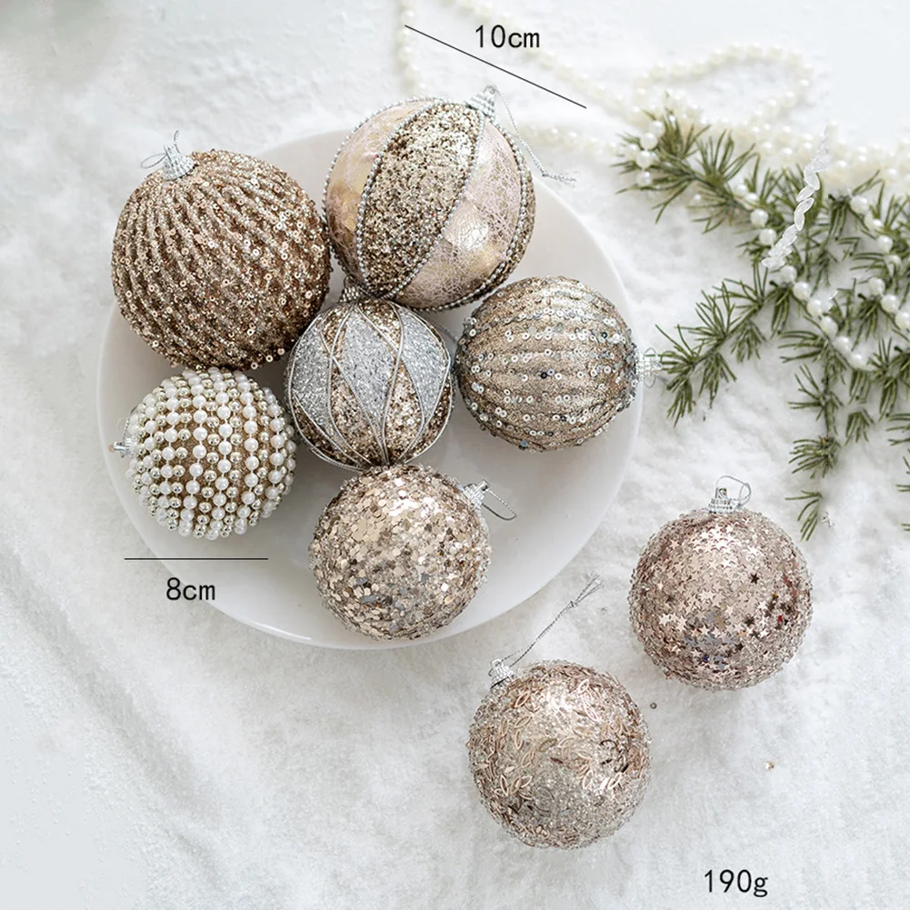 Exquisite Christmas Balls Silver Wedding Ceremony Decoration Ideal for Christmas Tree Home Garden Decoration
Exquisite Christmas Balls Silver Wedding Ceremony Decoration Ideal for Christmas Tree Home Garden Decoration