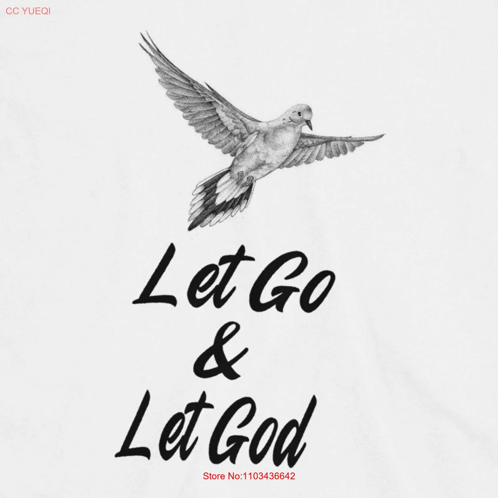 Футболка Let Go And God Dove