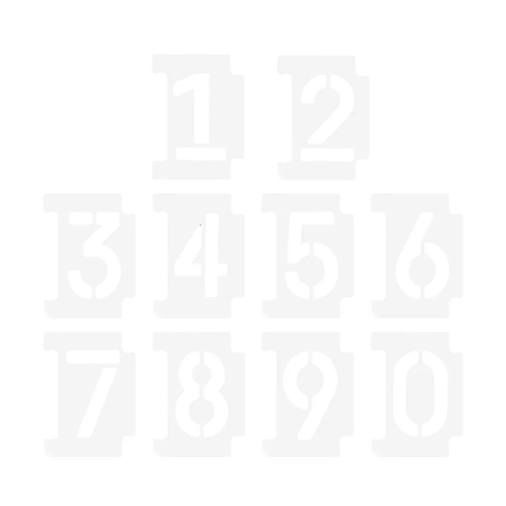2 Sets Hollow Numbers Trim Stencils Wall Signs Reusable Curb The Pet Painting Address Spray
2 Sets Hollow Numbers Trim Stencils Wall Signs Reusable Curb The Pet Painting Address Spray