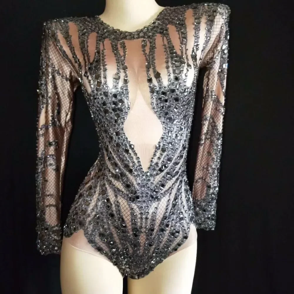 Performance Outfit Party Celebrate Glisten Rhinestones Stretch Leotard Stage Bodysuit Sexy Sparkly Black Crystals Nude Bodysuit
Performance Outfit Party Celebrate Glisten Rhinestones Stretch Leotard Stage Bodysuit Sexy Sparkly Black Crystals Nude Bodysuit