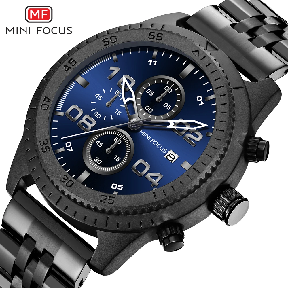 

Мини-фокус 2023 новые спортивные роскошные кварцевые наручные часы ведущей марки для мужчин водонепроницаемые Модные Военные мужские часы стальной ремешок Relogio