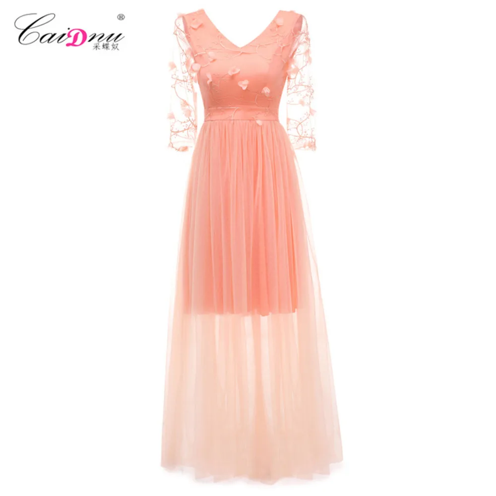 Spring / summer 2022 New sleeve slim V-neck lace mesh flower Bridesmaid banquet evening dress dresses for weddings as a gust
Spring / summer 2022 New sleeve slim V-neck lace mesh flower Bridesmaid banquet evening dress dresses for weddings as a gust