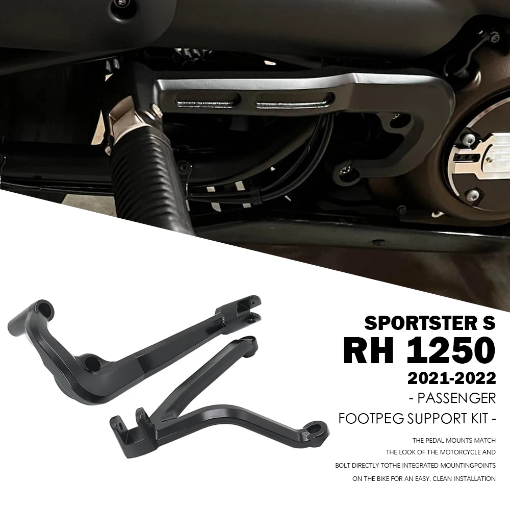 Motorcycle Passenger Footpeg Support Kit for Sportster S RH1250 Bracket Sportster1250 Accessories RH 1250 2021 2022
Motorcycle Passenger Footpeg Support Kit for Sportster S RH1250 Bracket Sportster1250 Accessories RH 1250 2021 2022