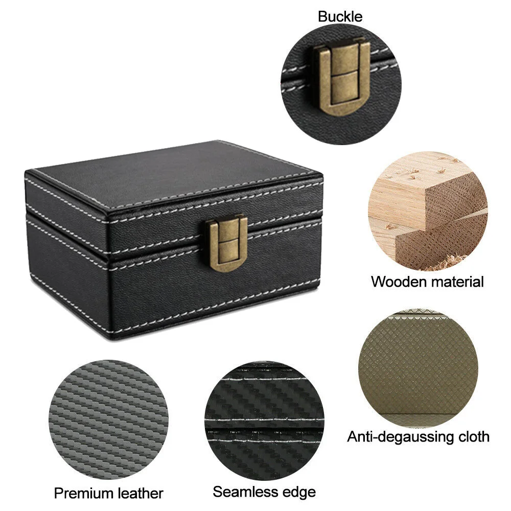 High Quality New Signal Blocker Box PU Leather RFID With PU Pouch Anti Theft Bag For Mazda Black For Land Rover
High Quality New Signal Blocker Box PU Leather RFID With PU Pouch Anti Theft Bag For Mazda Black For Land Rover