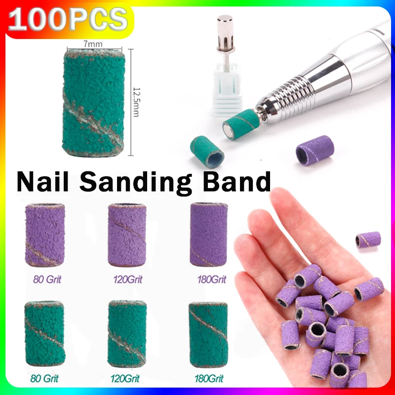 100PCS Manicure For Nail Drill Machine Pedicure Women Beauty 80#/120#/180# Durable Professional Nail Sanding Band Polishing Tool
100PCS Manicure For Nail Drill Machine Pedicure Women Beauty 80#/120#/180# Durable Professional Nail Sanding Band Polishing Tool
