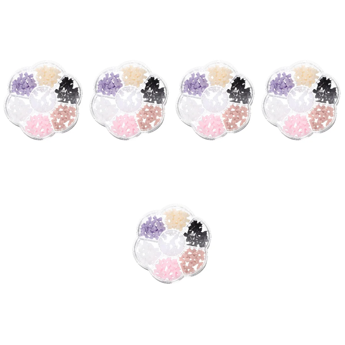 5 Boxes Bow-tie Resin 3D Bowknot Fingernail Decor Crafting Accessories Nail Charms Manicure Charms
5 Boxes Bow-tie Resin 3D Bowknot Fingernail Decor Crafting Accessories Nail Charms Manicure Charms