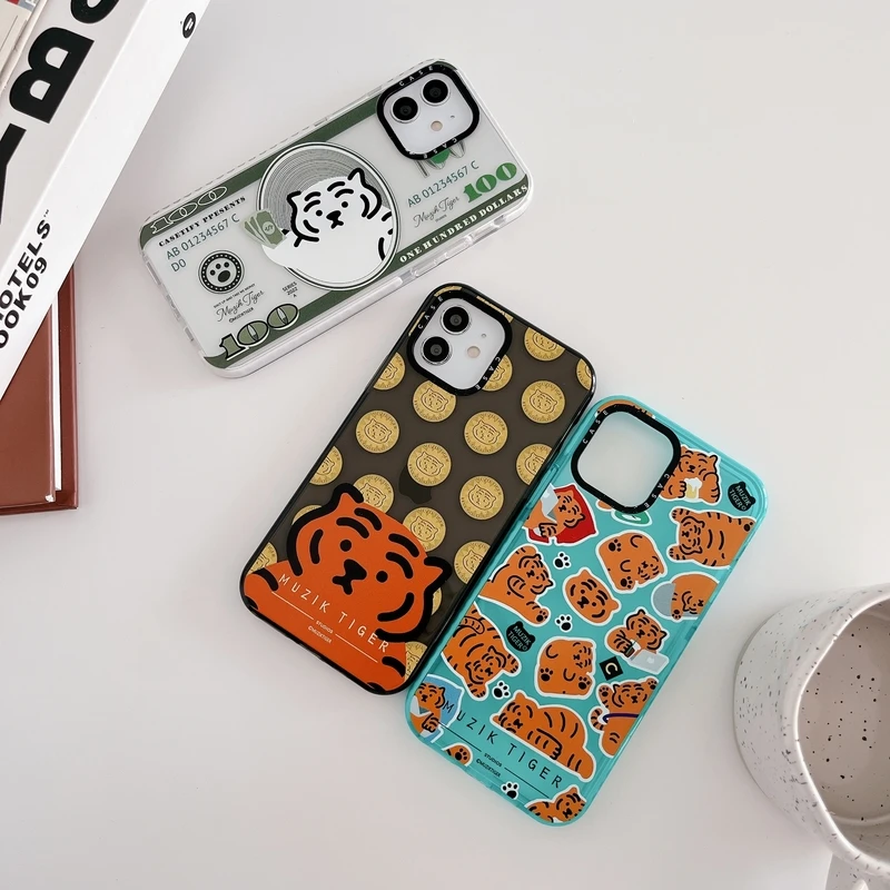 Cute Cartoon Brand Animal Tiger Korea Phone Case For iPhone 11 12 13 Pro Xs Max Xr X 7 8 Puls Mini SE 2 Shockproof Soft Cover
Cute Cartoon Brand Animal Tiger Korea Phone Case For iPhone 11 12 13 Pro Xs Max Xr X 7 8 Puls Mini SE 2 Shockproof Soft Cover