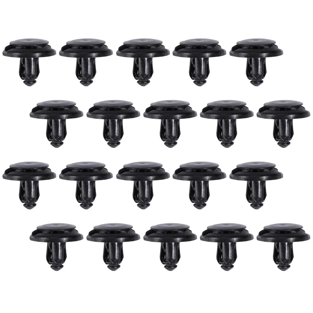 20pcs Nylon Bumper Flare Fastener Rivet Clips Car Retainer Clips Auto Push Pin Rivets Car Clamps Replacement ( B25 )
20pcs Nylon Bumper Flare Fastener Rivet Clips Car Retainer Clips Auto Push Pin Rivets Car Clamps Replacement ( B25 )