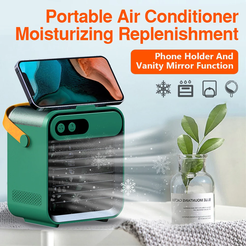 Fan Camping Cooler Holder Conditioner Outdoor Rechargeable Mini Phone Mirror Air Air With Fan Desktop Portable Electric
Fan Camping Cooler Holder Conditioner Outdoor Rechargeable Mini Phone Mirror Air Air With Fan Desktop Portable Electric