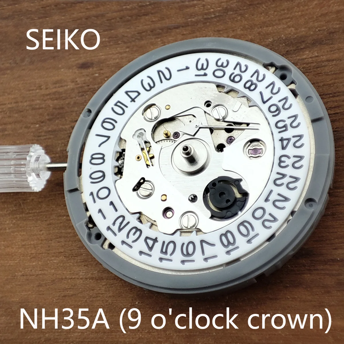 Japan Original NH35A Automatic Movement 9 O'Clock Crown Date/ Week Men's Watch Movement Watch Mechanical ReplacementParts
Japan Original NH35A Automatic Movement 9 O'Clock Crown Date/ Week Men's Watch Movement Watch Mechanical ReplacementParts